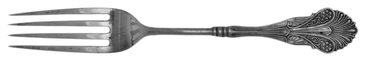 Corinthian (Sterling, 1870) Monogram Fork by George W Shiebler-1