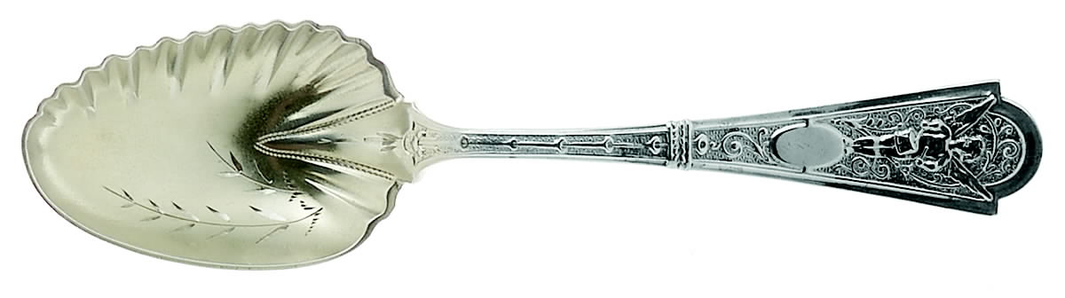Cupid (Sterling, 1898) Sorbet Spoon by George W Shiebler-1