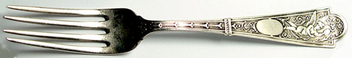 Cupid (Sterling, 1898) Fork by George W Shiebler-1