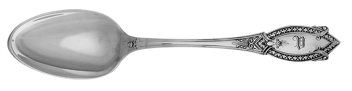 Diamond (Sterling, 1860) Teaspoon by George W Shiebler-1
