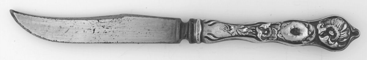 Fiorito (Sterling, 1902) Individual Fruit Knife with Silverplate Blade by George W Shiebler-1