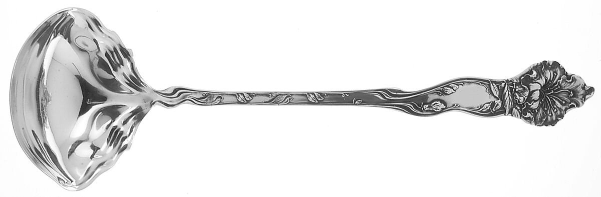 Fiorito (Sterling, 1902) Large Solid Soup Ladle by George W Shiebler-1