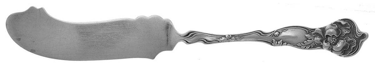Fiorito (Sterling, 1902) Flat Handle Master Butter Knife by George W Shiebler-1