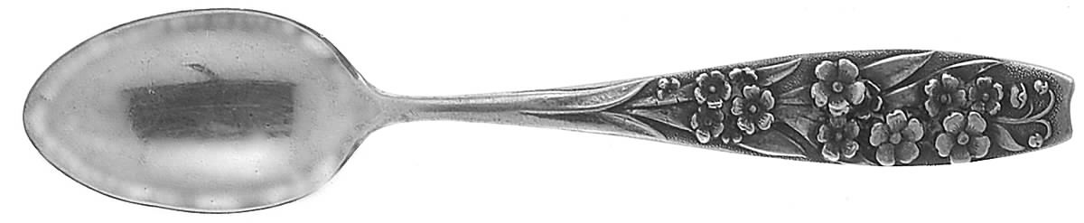 Flora (Sterling, 1887) Demitasse Spoon by George W Shiebler-1