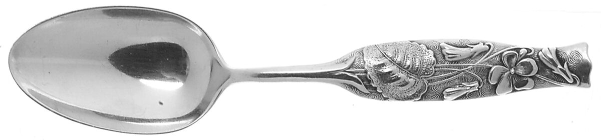 Flora (Sterling, 1887) Teaspoon by George W Shiebler-1