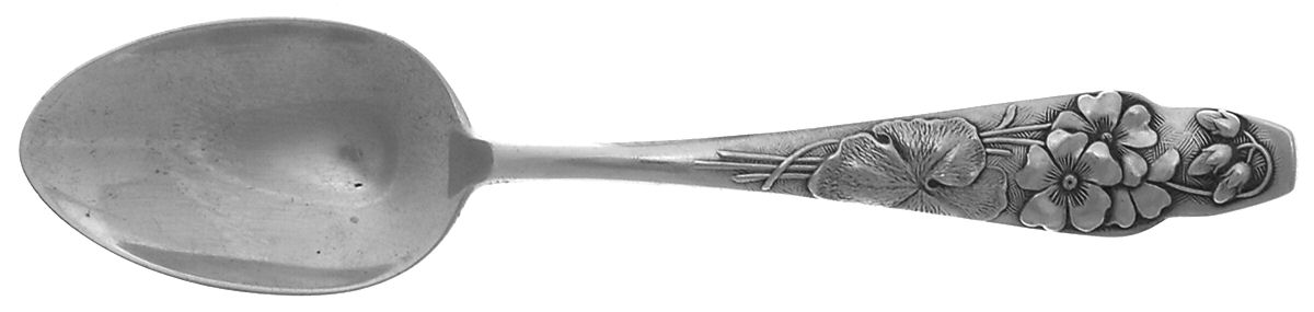 Flora (Sterling, 1887) Teaspoon by George W Shiebler-1