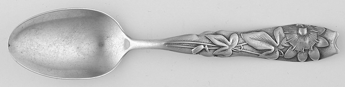 Flora (Sterling, 1887) Teaspoon by George W Shiebler-1