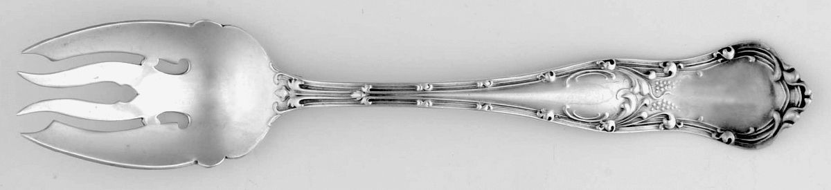 Gothic (Sterling, 1890) Individual Salad Fork by George W Shiebler-1