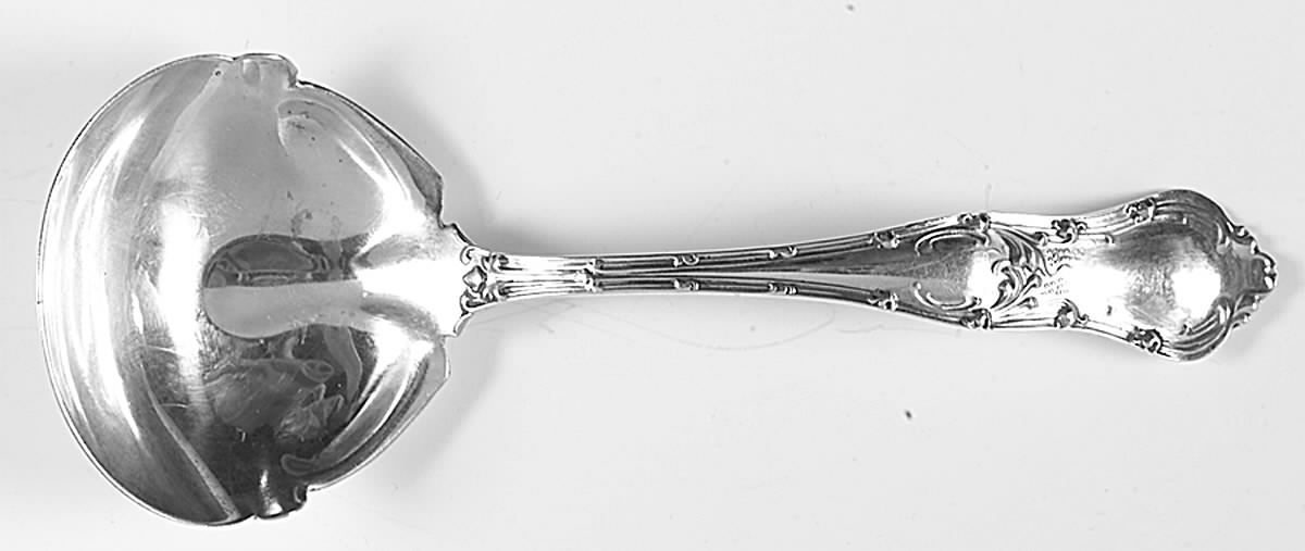 Gothic (Sterling, 1890) Solid Gravy Ladle by George W Shiebler-1