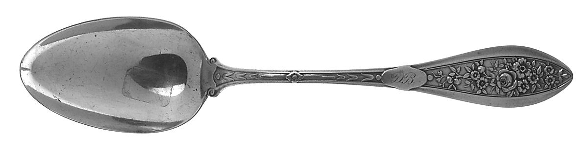 Montezuma (Sterling, 1879) Tablespoon (Serving Spoon) by George W Shiebler-1