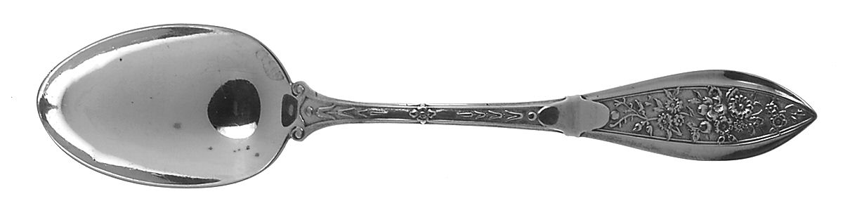 Montezuma (Sterling, 1879) Dessert/Oval Soup Spoon by George W Shiebler-1