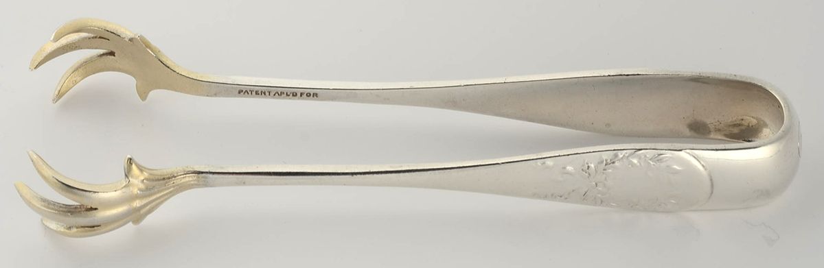 Napoleon (Sterling, 1894) Large Sugar Tongs by George W Shiebler-1