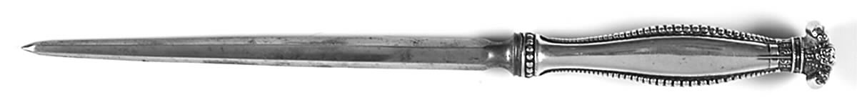 Sandringham (Sterling, 1895) Small Steel Rod Sharpener Knife by George W Shiebler-1