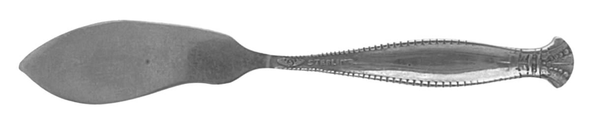 Sandringham (Sterling, 1895) Flat Handle Butter Spreader by George W Shiebler-1