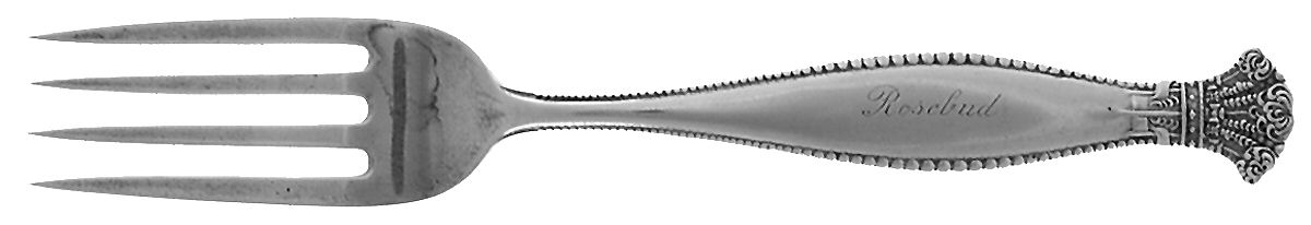 Sandringham (Sterling, 1895) Dessert Fork by George W Shiebler-1