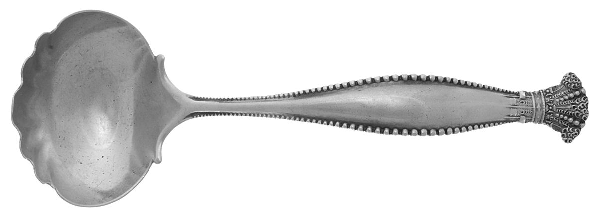 Sandringham (Sterling, 1895) Solid Gravy Ladle by George W Shiebler-1