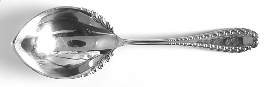 Victoria (Sterling, 1894) Vegetable Serving Spoon (Solid) by George W Shiebler-1