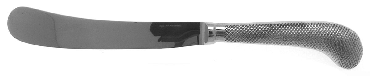 English Abbey (Stainless) Modern Hollow Pistol Knife by Gentry Silver-1