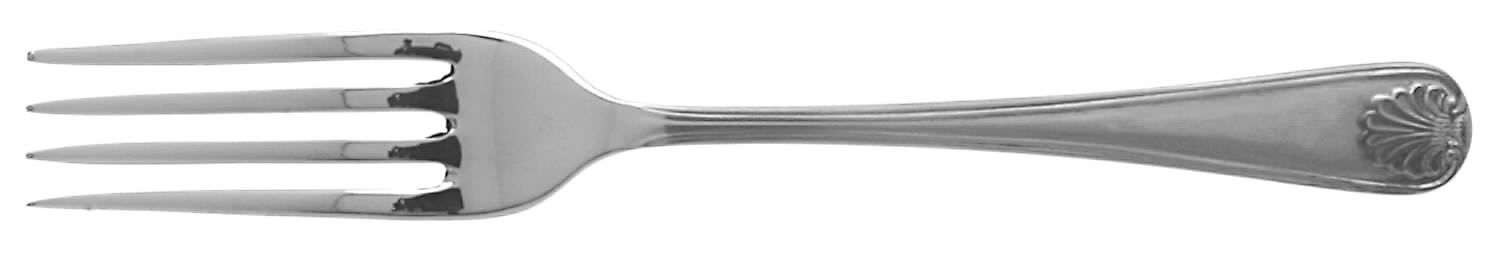 English Shell (Stainless) Fork by Gentry Silver-1
