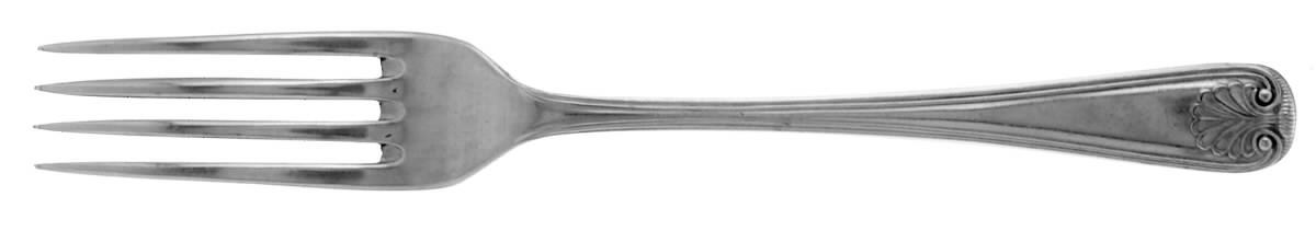 English Shell (Stainless) Fork by Gentry Silver-1