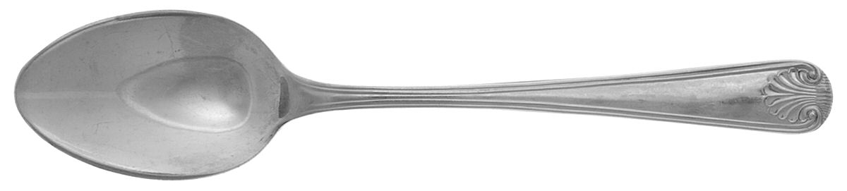 English Shell (Stainless) Teaspoon by Gentry Silver-1