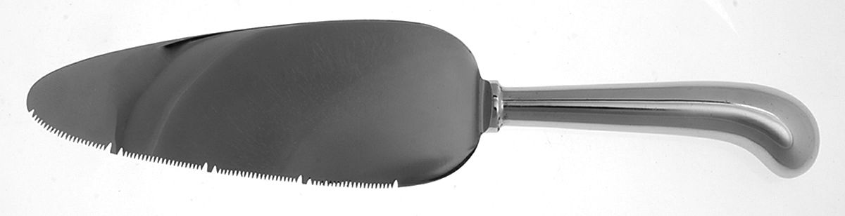 English Tip (Stainless) Pie and Cake Server with Stainless Blade by Gentry Silver-1