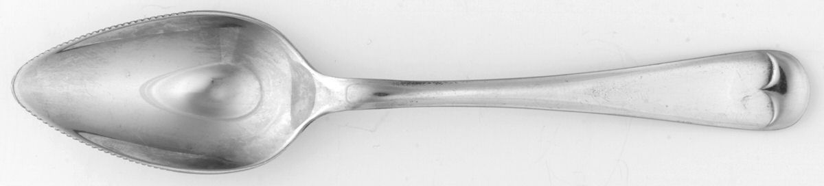 English Tip (Stainless) Fruit/Orange Spoon by Gentry Silver-1