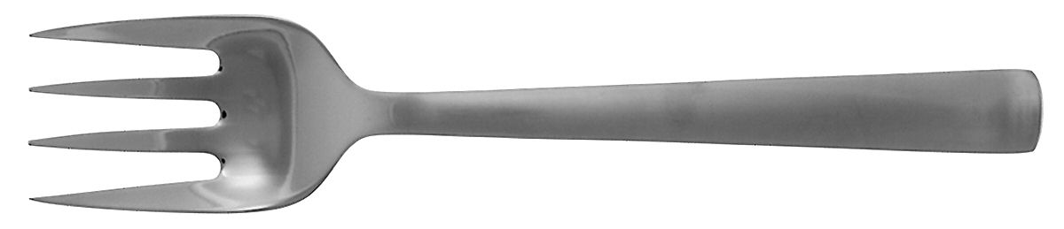 Merit (Stainless, Satin Finish) Medium Solid Cold Meat Serving Fork by Ginkgo-1