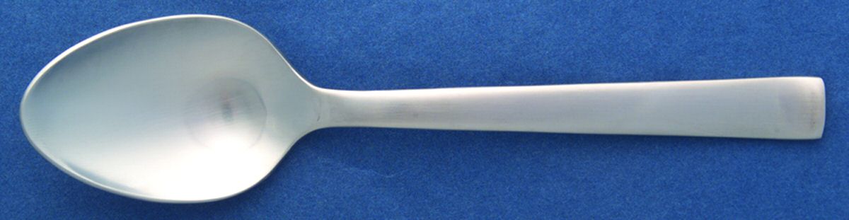 Merit (Stainless, Satin Finish) Oval Place Soup Spoon by Ginkgo-1