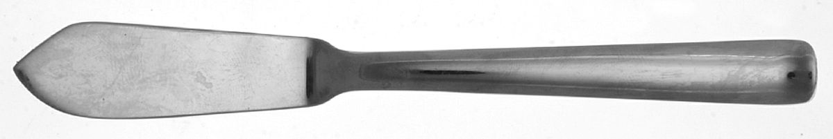 Merit (Stainless, Glossy Finish) Flat Handle Master Butter Knife by Ginkgo-1