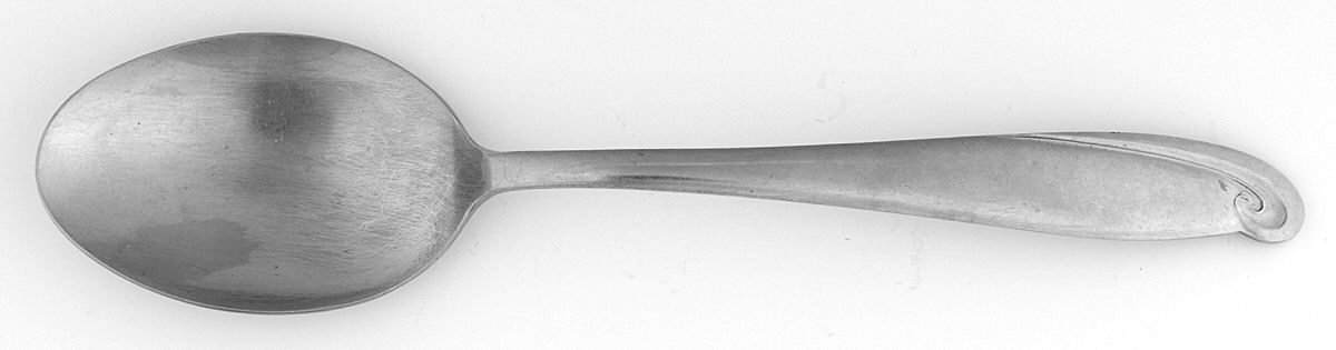 Caress (Stainless) Place/Oval Soup Spoon by Gensico-1