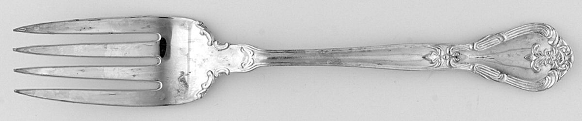 Grand Master (Silverplate) Medium Solid Cold Meat Serving Fork by Godinger-1