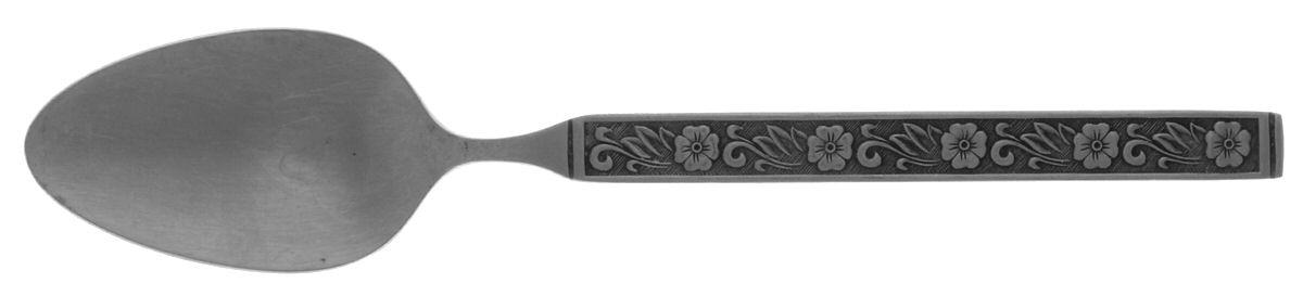 Night Blossom (Stainless) Place/Oval Soup Spoon by Gold Standard (Japan)-1