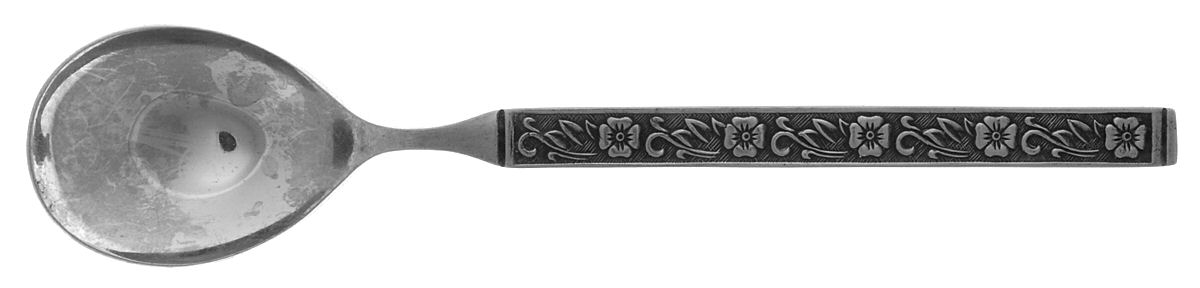Night Blossom (Stainless) Sugar Spoon by Gold Standard (Japan)-1