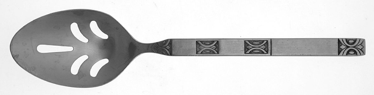 GRN1 (STAINLESS) Pierced Tablespoon (Serving Spoon) by Granada-1