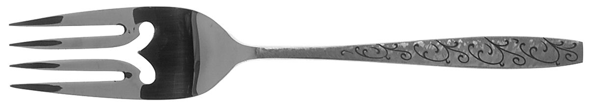 Florentine (Stainless) Large Solid Cold Meat Serving Fork by Grand Prix-1