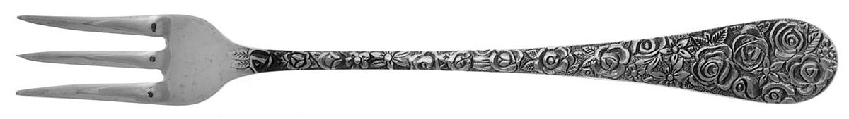 Rose Tapestry (Stainless) Cocktail/Seafood Fork by Grand Prix-1
