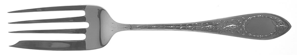 Adam (Sterling, 1993) Small Solid Cold Meat Serving Fork by Gorham Silver-1