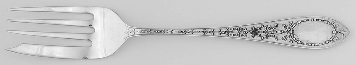 Adam (Sterling, 1993) Individual Salad Fork by Gorham Silver-1