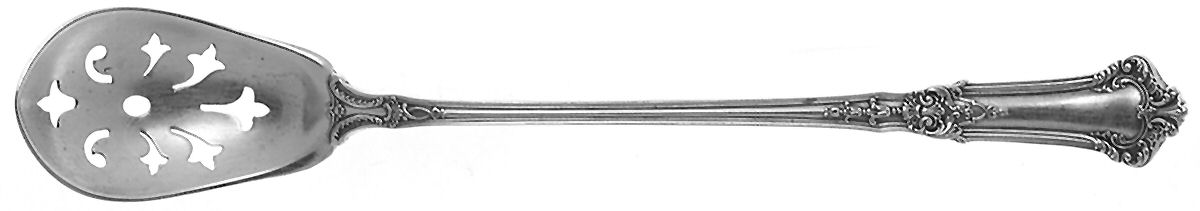 Albemarle (Sterling, 1894-1912) Pierced Bowl Short Handle Olive Spoon by Gorham Silver-1