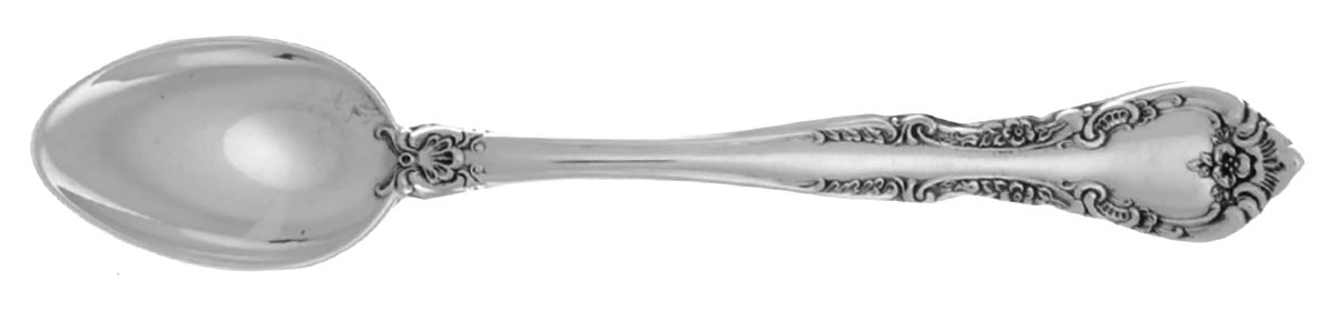 Alencon Lace (Sterling, 1965) Individual Salt Spoon by Gorham Silver-1