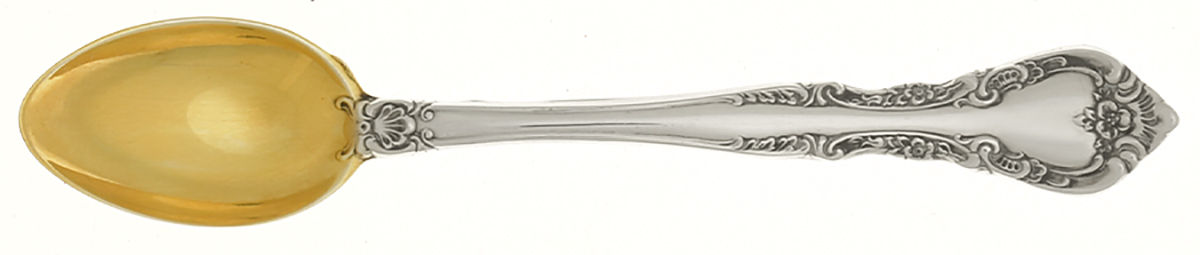 Alencon Lace (Sterling, 1965) Individual Salt Spoon by Gorham Silver-1