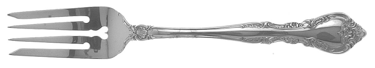 Alencon Lace (Sterling, 1965) Individual Salad Fork by Gorham Silver-1