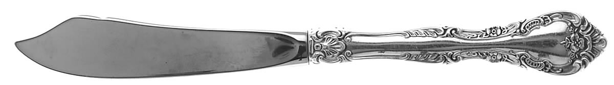 Alencon Lace (Sterling, 1965) Hollow Handle Master Butter Knife by Gorham Silver-1