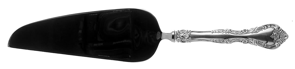 Alencon Lace (Sterling, 1965) Pie & Cake Server with Stainless Blade by Gorham Silver-1