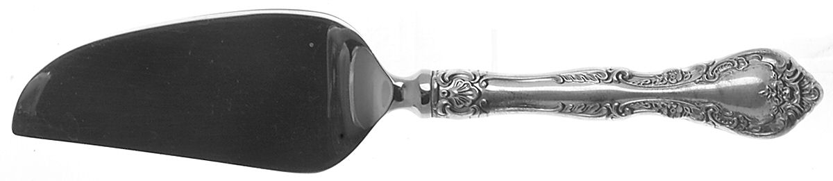Alencon Lace (Sterling, 1965) Cheese Knife with Stainless Blade by Gorham Silver-1