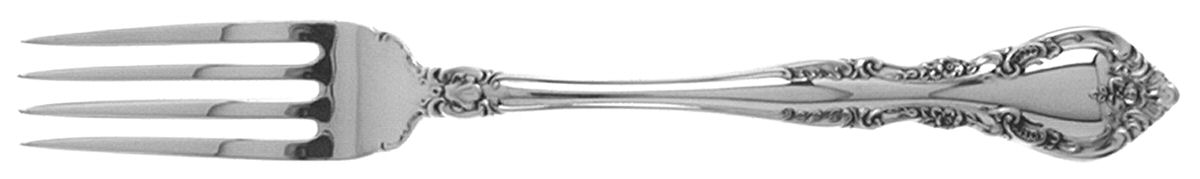Alencon Lace (Sterling, 1965) Fork by Gorham Silver-1
