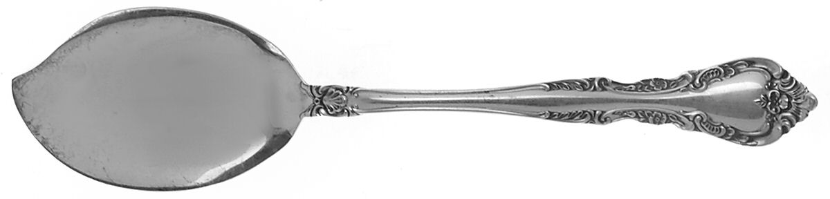 Alencon Lace (Sterling, 1965) Large Solid Jelly Server by Gorham Silver-1