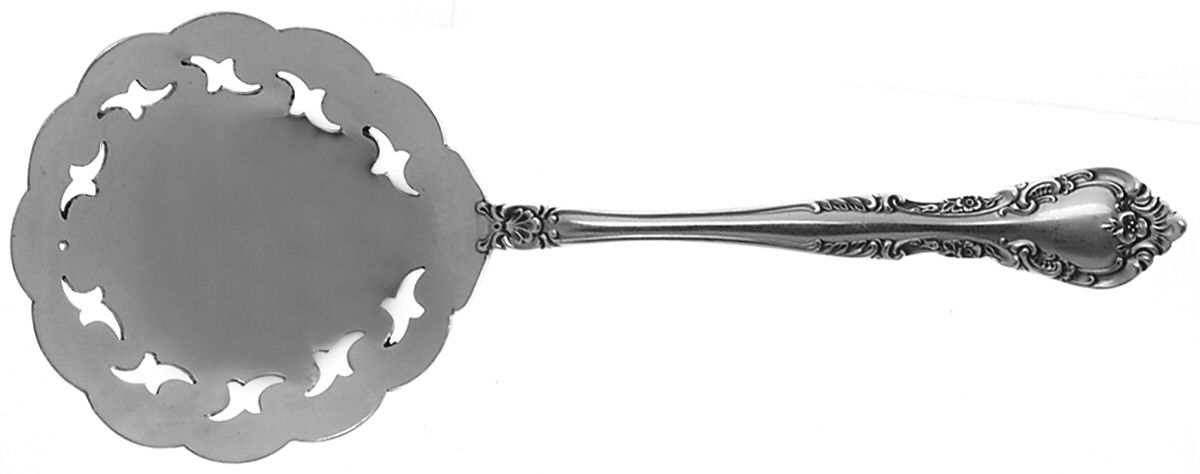 Alencon Lace (Sterling, 1965) Solid Bon Bon Spoon by Gorham Silver-1