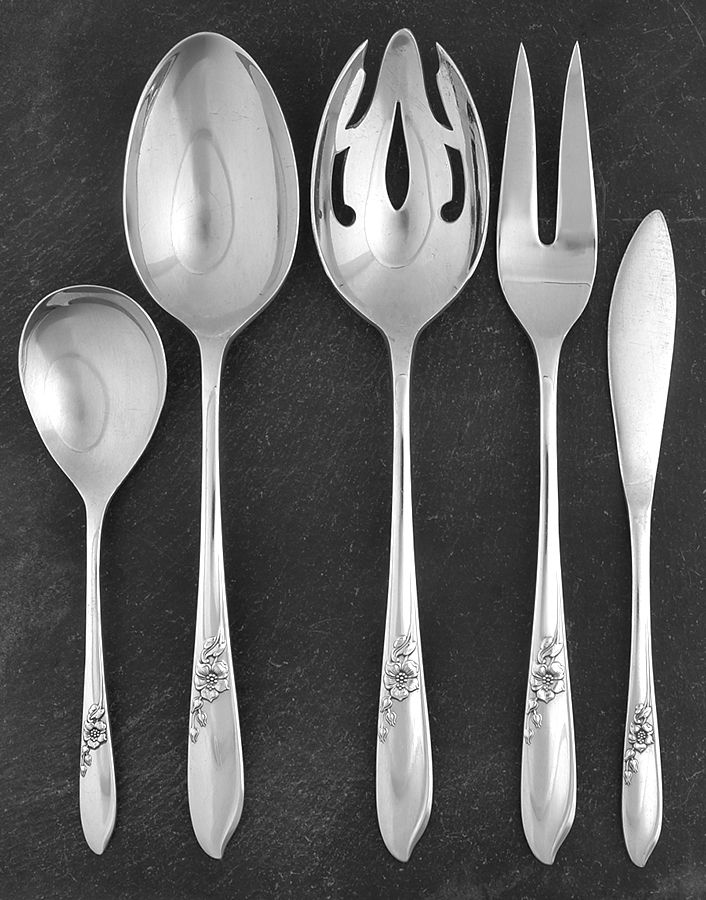 Aloha (Silverplate, 1955) 5 Piece Hostess Set by Gorham Silver-1